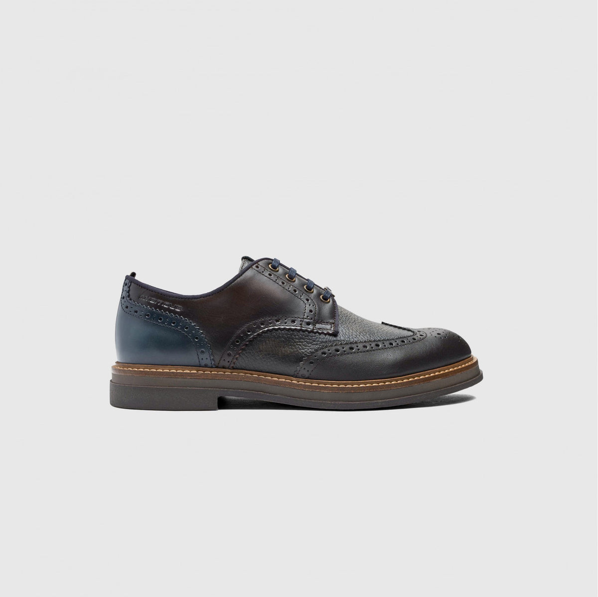 Ambitious 12391C-7627 BTR Washed Brogue Moro/Blu