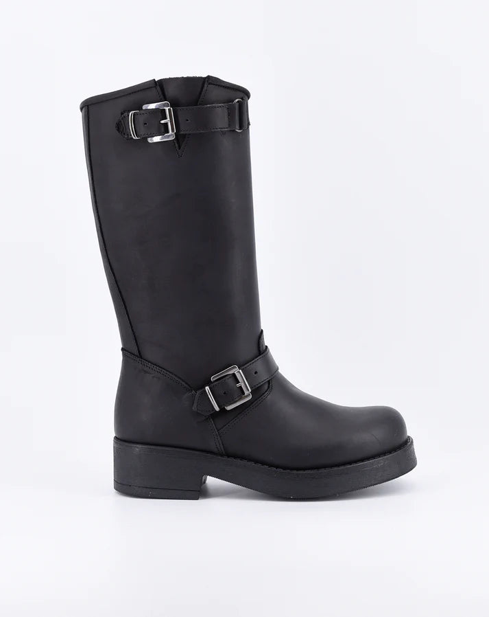 Stelio Malori 2000 stivale biker in pelle