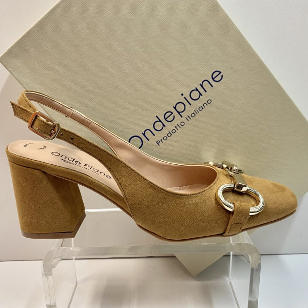 ONDE 431 CHANEL DONNA CON MORSETTO ORO SCAMOSCIATO CUOIO