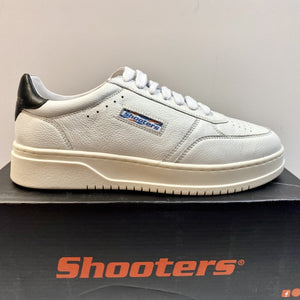SHOOTERS S5584 SNEAKERS UOMO BIANCO CON PROFILO NERO