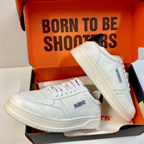 SHOOTERS S5584 SNEAKERS UOMO BIANCO CON PROFILO NERO