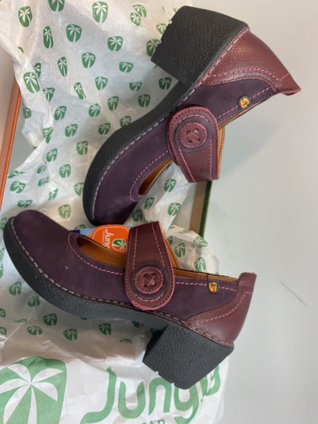 Jungla 7539 scarpa donna bebè in pelle viola