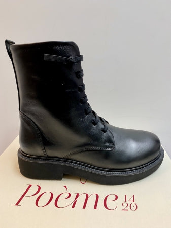 POEME MR03 STIVALETTO DONNA IN PELLE NERO