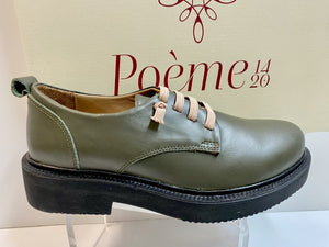 POEME MR01 STRINGATA DONNA IN PELLE VERDE