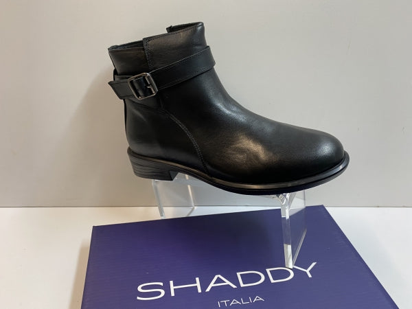 SHADDY 100235020 TRONCHETTO DONNA IN PELLE NERO