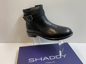 SHADDY 100235020 TRONCHETTO DONNA IN PELLE NERO