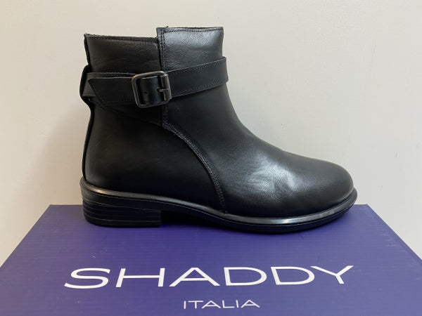 SHADDY 100235020 TRONCHETTO DONNA IN PELLE NERO