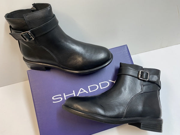 SHADDY 100235020 TRONCHETTO DONNA IN PELLE NERO