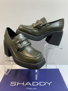 SHADDY 100235035 MOCASSINO DONNA IN PELLE KAKI