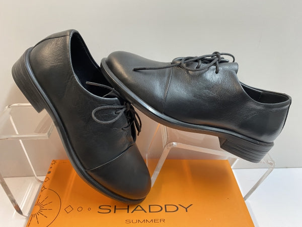 SHADDY 100235023 STRINGATA DONNA IN PELLE NERO