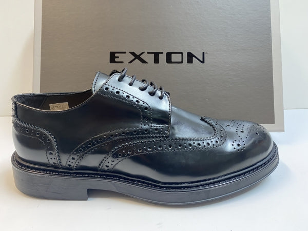 EXTON 271 DERBY DUILIO UOMO ABRASIVATO NERO
