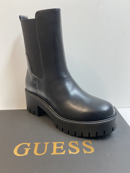 GUESS FL8WAN STIVALETTO CHELSEA DONNA IN PELLE BLACK