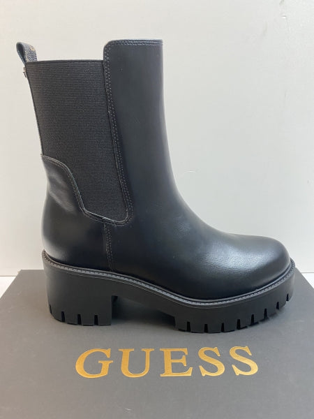 GUESS FL8WAN STIVALETTO CHELSEA DONNA IN PELLE BLACK