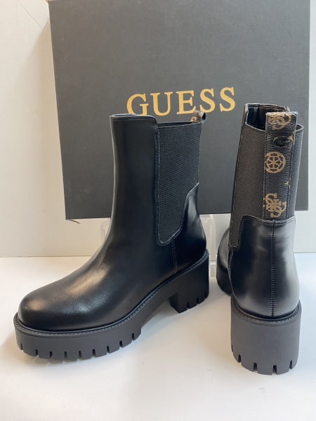 GUESS FL8WAN STIVALETTO CHELSEA DONNA IN PELLE BLACK