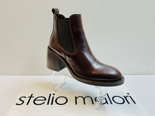 STELIO MALORI 4014 TRONCHETTO DONNA ELASTICO MARRONE