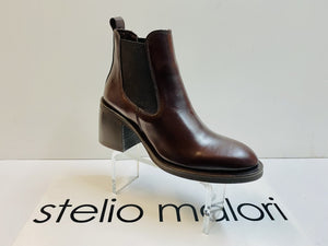 STELIO MALORI 4014 TRONCHETTO DONNA ELASTICO MARRONE