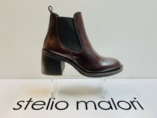 STELIO MALORI 4014 TRONCHETTO DONNA ELASTICO MARRONE