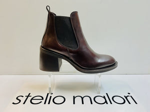 STELIO MALORI 4014 TRONCHETTO DONNA ELASTICO MARRONE