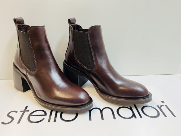 STELIO MALORI 4014 TRONCHETTO DONNA ELASTICO MARRONE