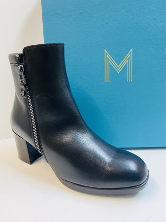 MELLUSO Z251 STIVALETTO DONNA IN PELLE NERO