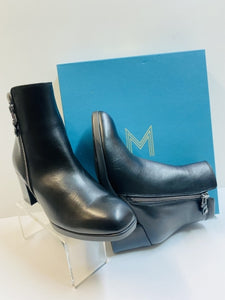 MELLUSO Z251 STIVALETTO DONNA IN PELLE NERO