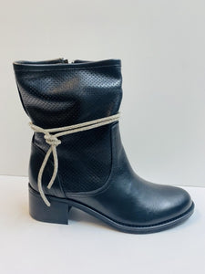 Moira 02 Stivaletti in pelle nera