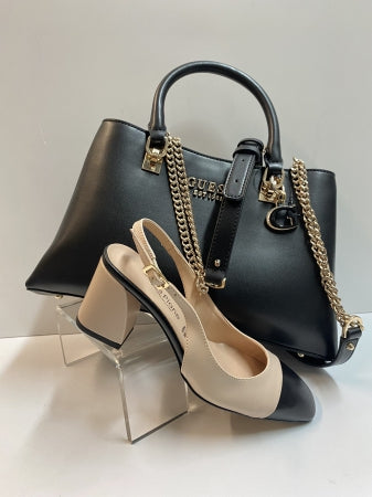 Ondepiane 407 slingback a tacco largo in pelle burro