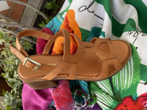 Shaddy 108200501 sandalo donna in pelle cuoio