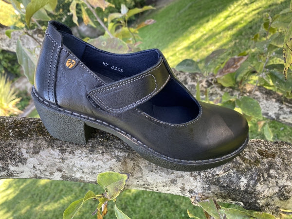 Jungla 8305 Mary Jane in pelle nera