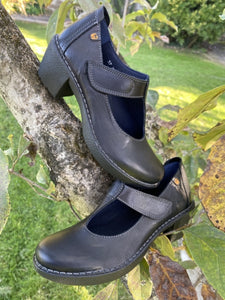 Jungla 8305 Mary Jane in pelle nera