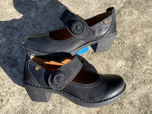 Jungla 7539 scarpa donna bebè in pelle nero