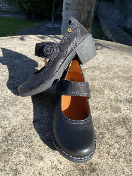 Jungla 7539 scarpa donna bebè in pelle nero