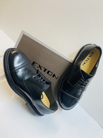 Exton 270 derby uomo abrasivato nero