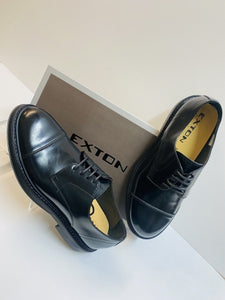 Exton 270 derby uomo abrasivato nero