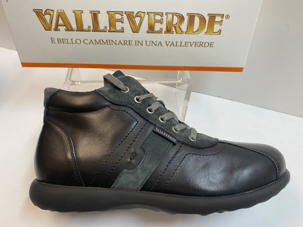 Valleverde 49802 polacco uomo in pelle nero