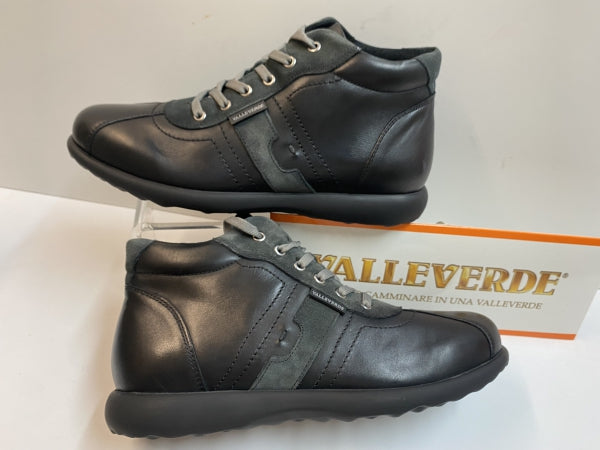 Valleverde 49802 polacco uomo in pelle nero