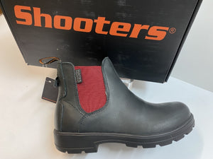 Shooters 19132-06 stivaletto donna in pelle black/red