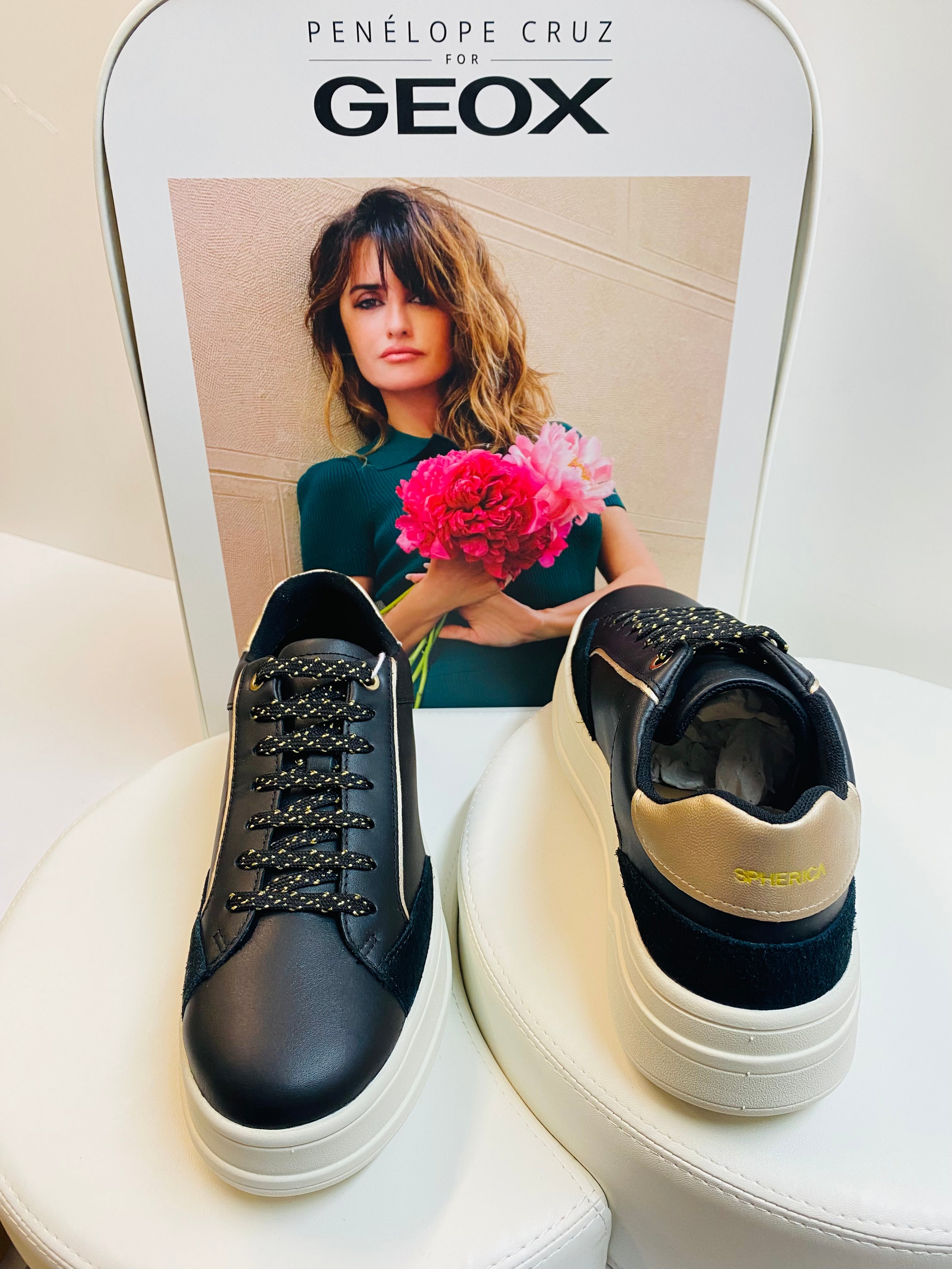 Geox D46WVE 08522 sneakers donna nera