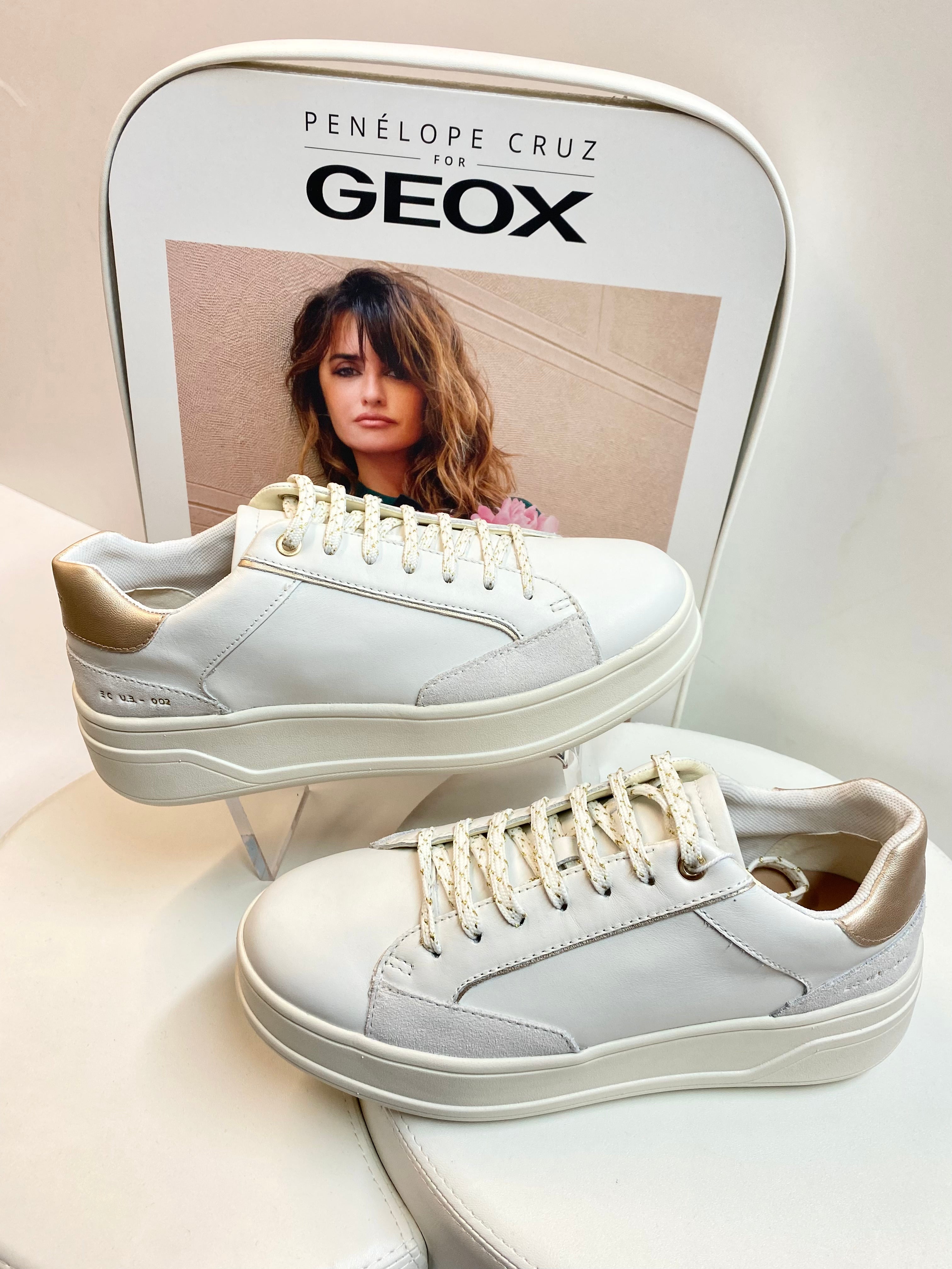 Geox D46WVE 08522 sneakers donna bianca