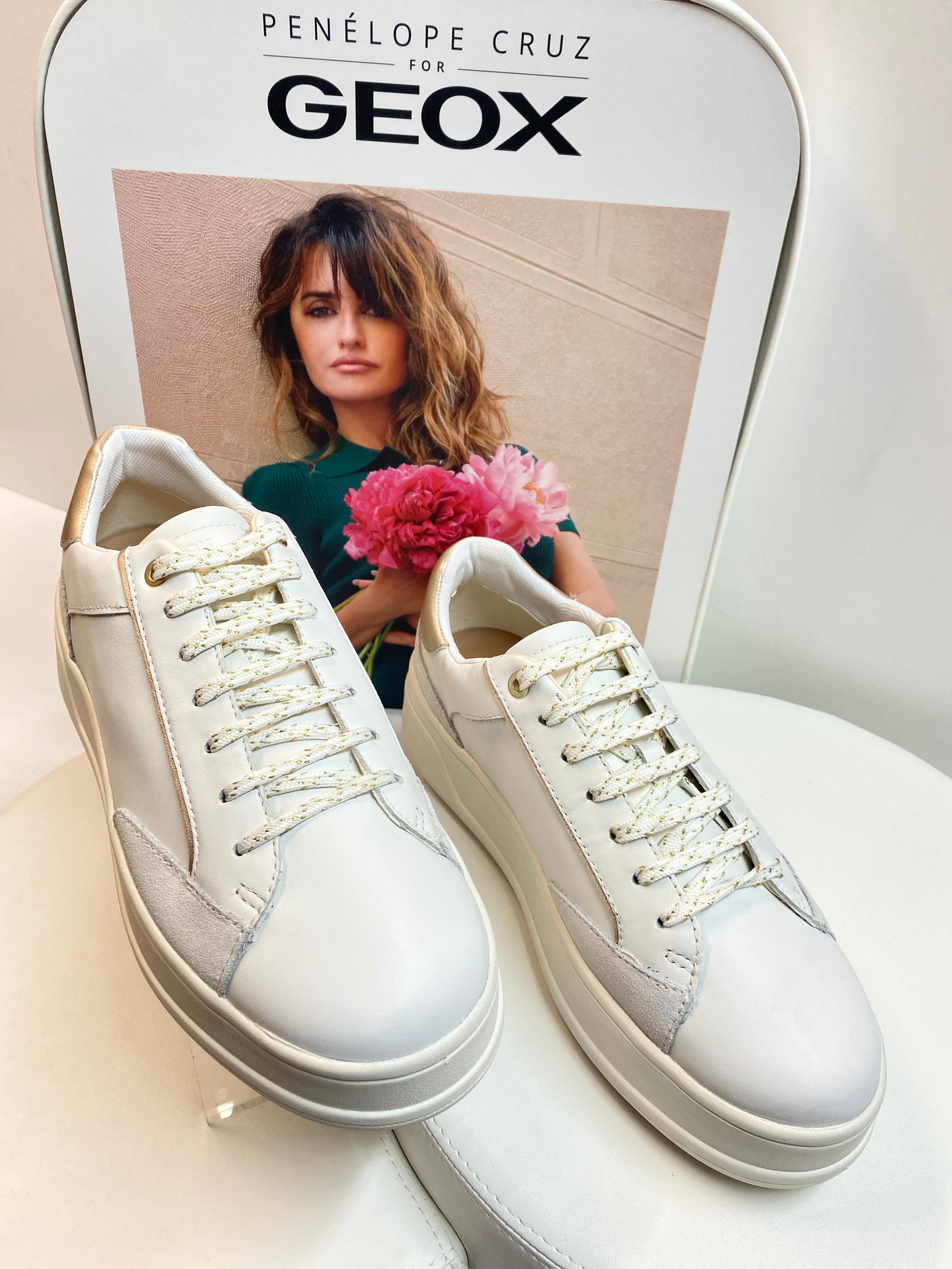 Geox D46WVE 08522 sneakers donna bianca