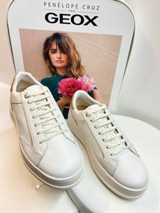 Geox D46WVE 08522 sneakers donna bianca
