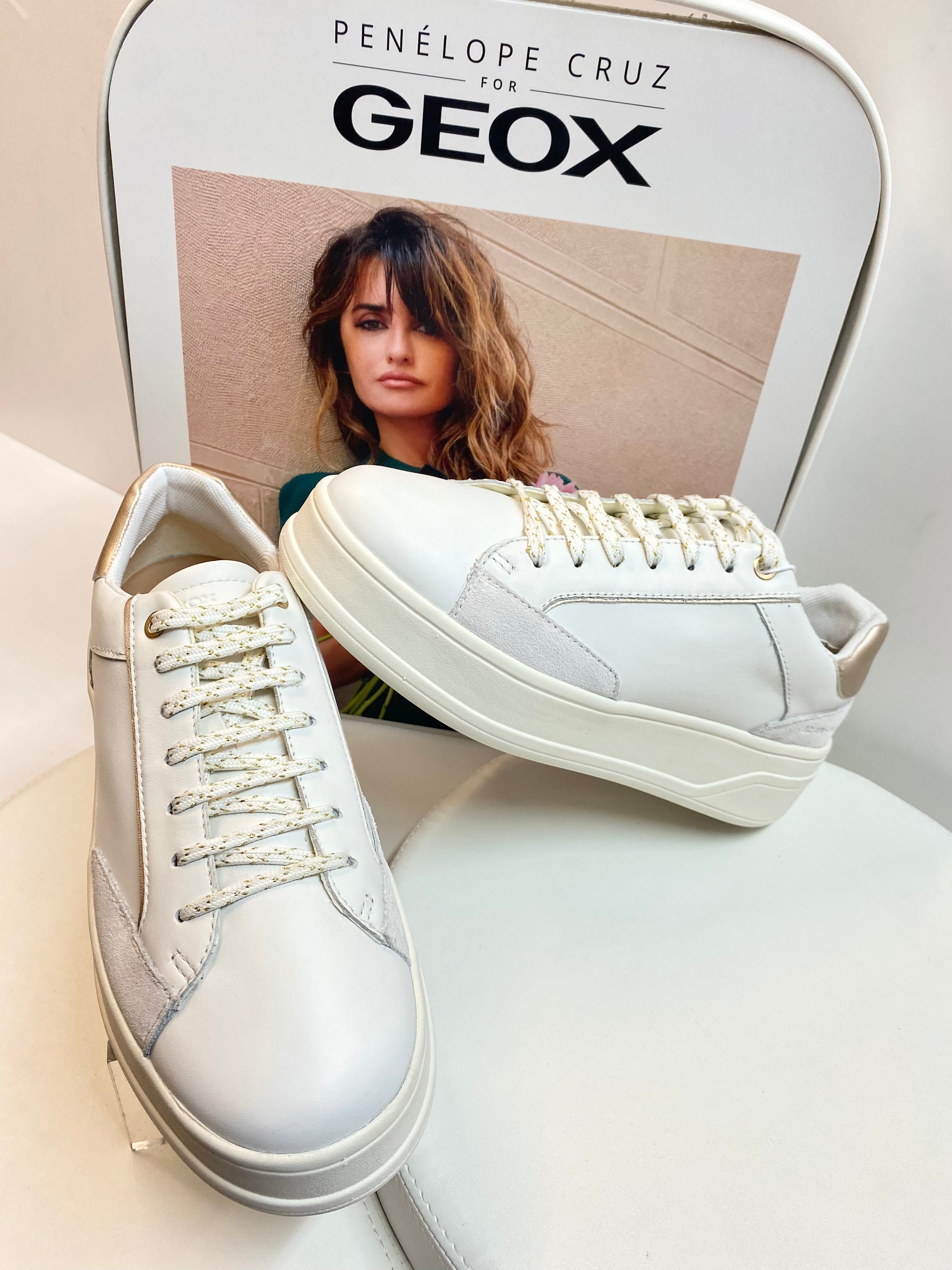 Geox D46WVE 08522 sneakers donna bianca