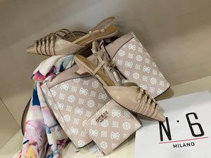 DM Edda 2285 slingback in vernice beige
