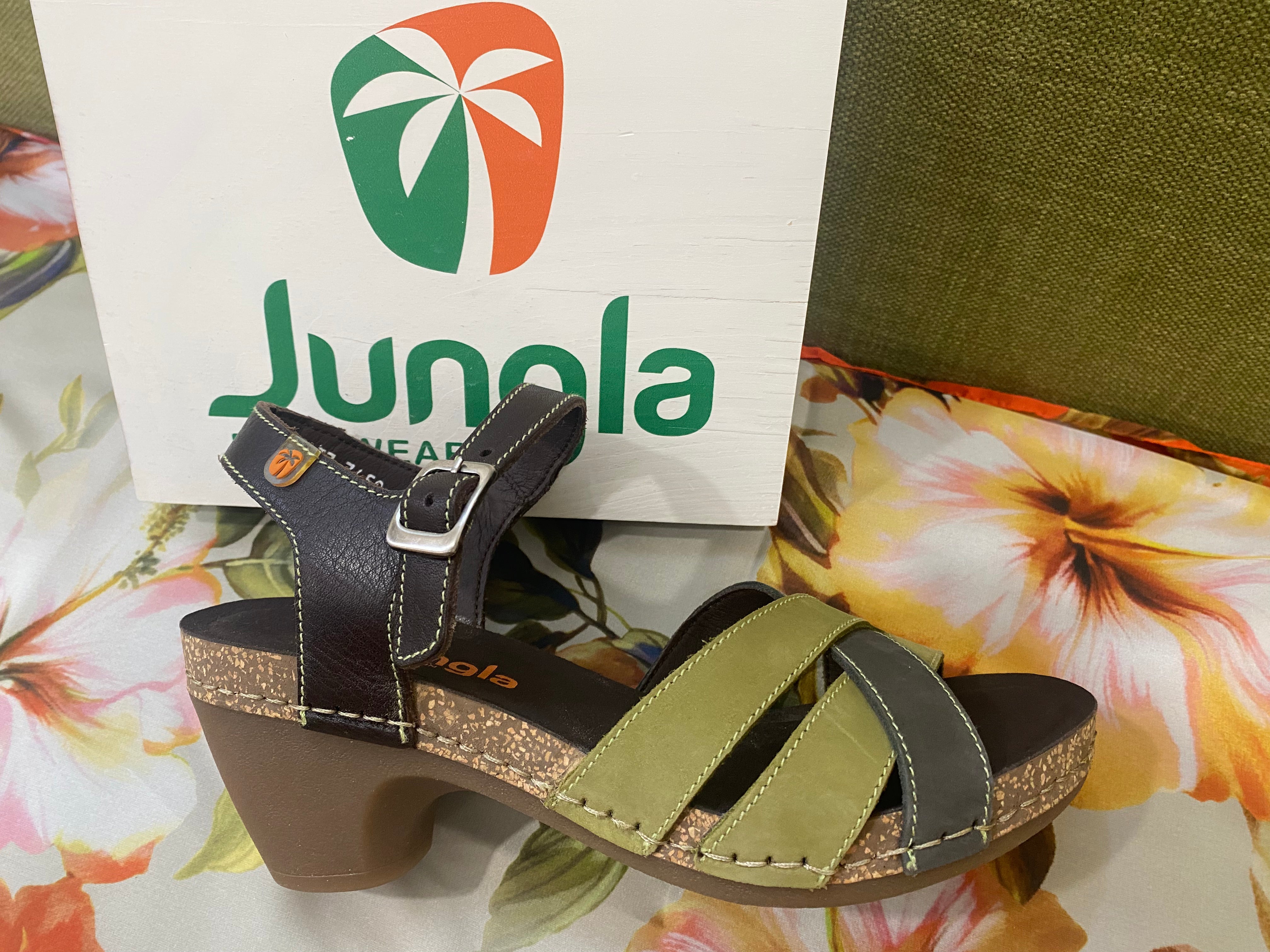 Jungla 7459 sandalo donna color oliva