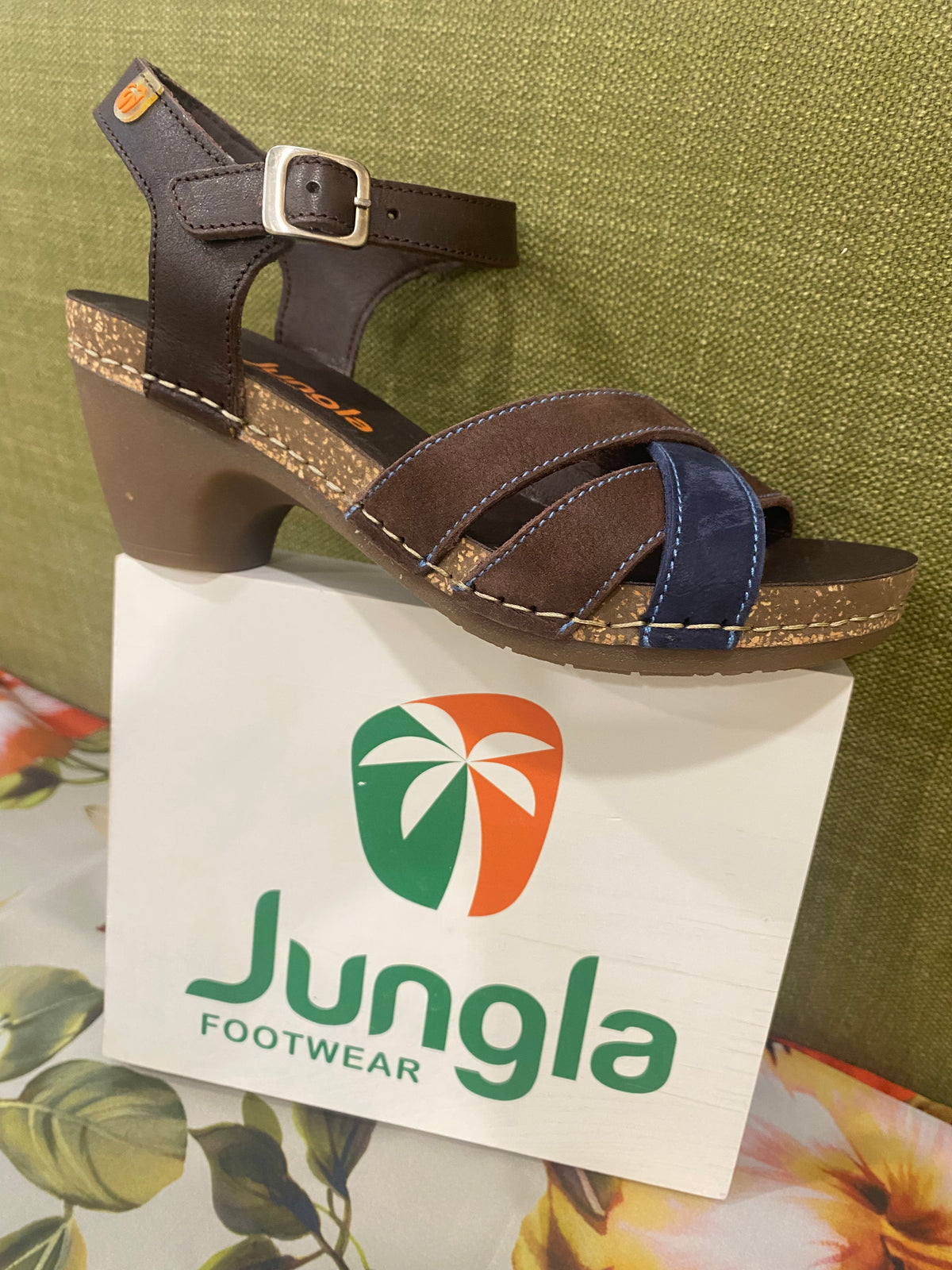 Jungla 7459 sandalo donna color caffè