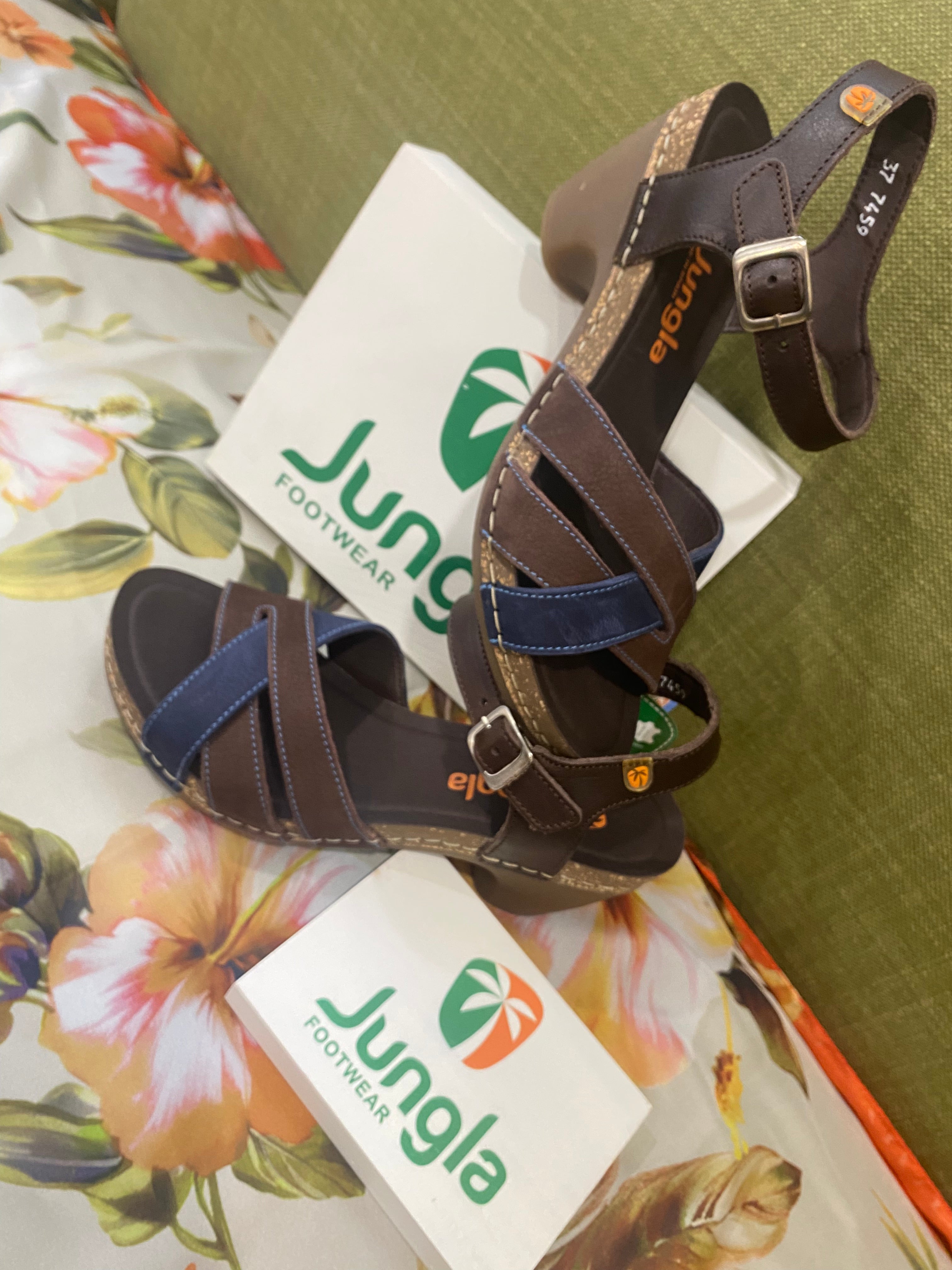 Jungla 7459 sandalo donna color caffè