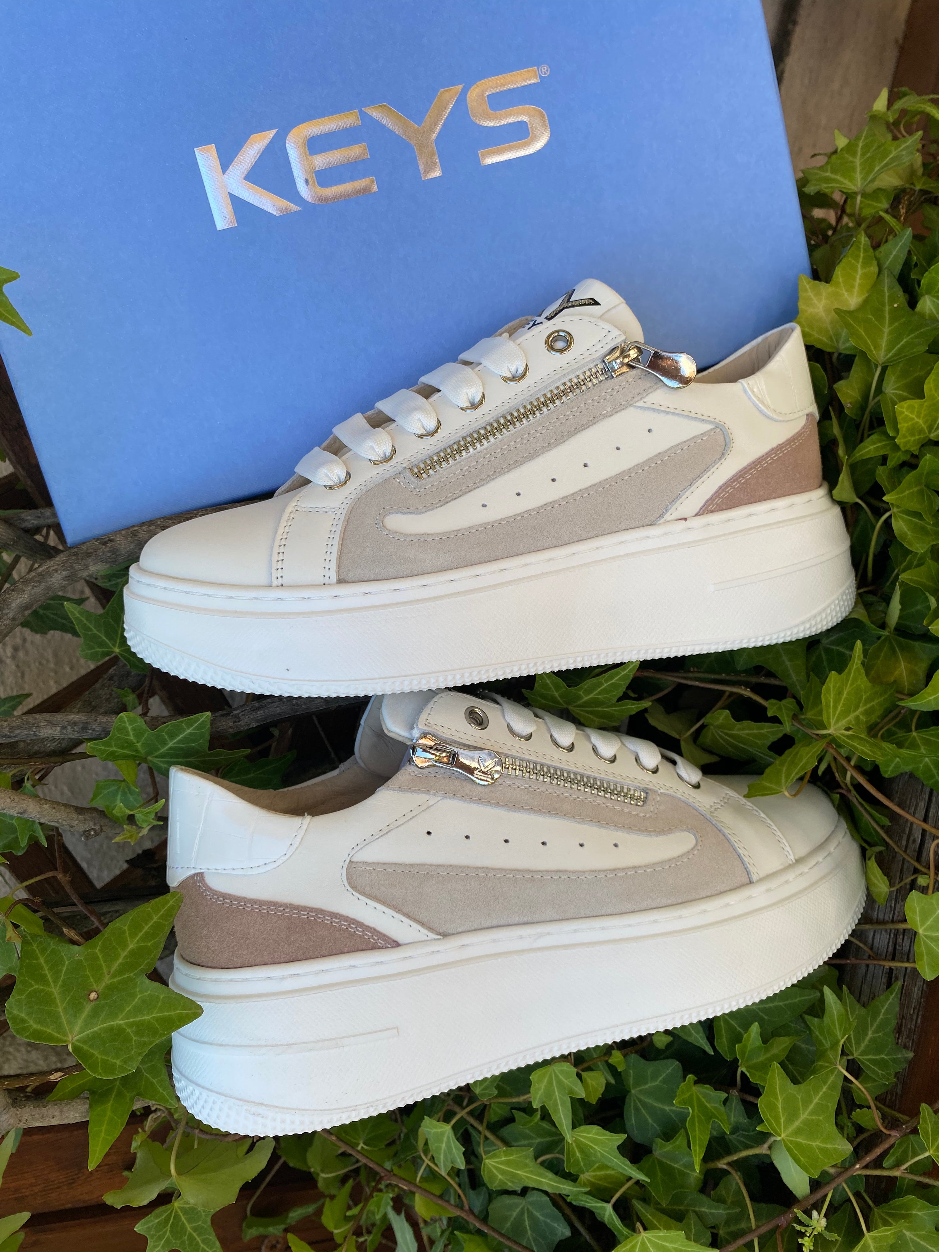 Keys K-10522 sneakers donna Venus white/pink