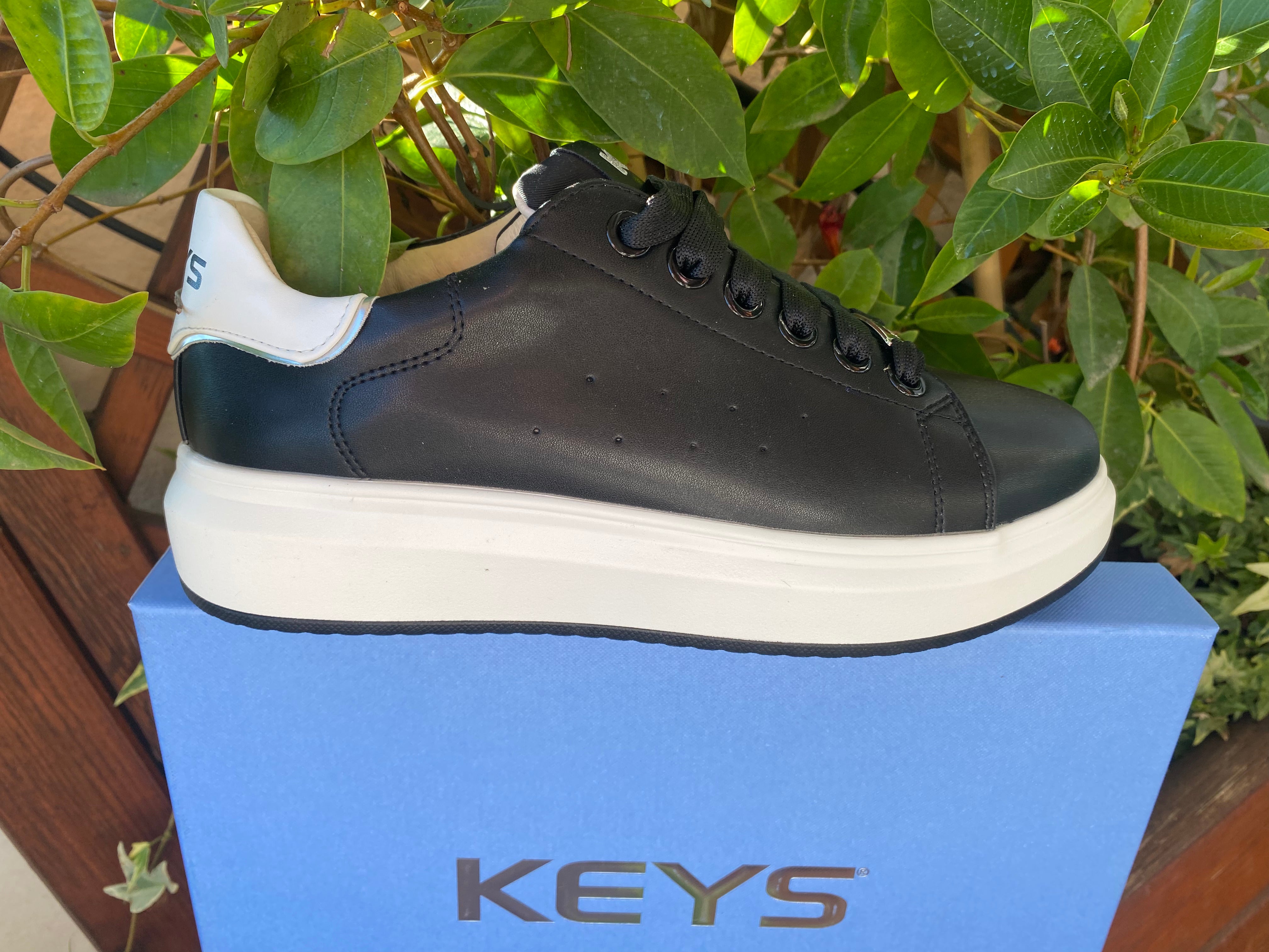 Keys K-8304 sneakers donna Sinisa black/white