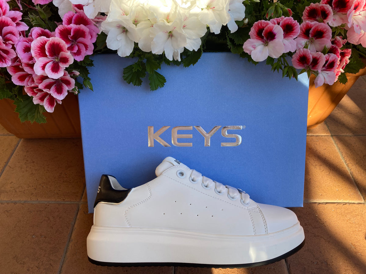 Keys K-8304 sneakers donna Sinisa white/black