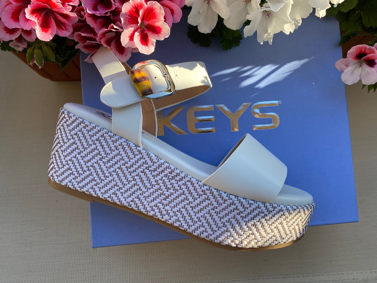 Keys K-11080 sandalo donna Rope white